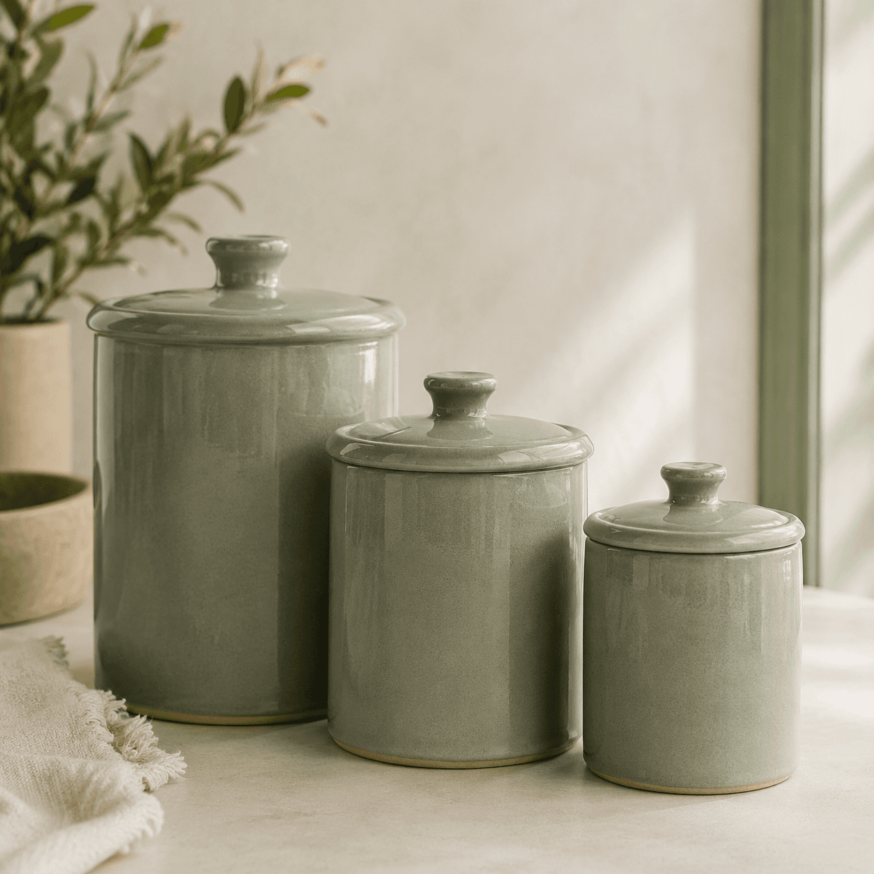 Counter Canister Trio