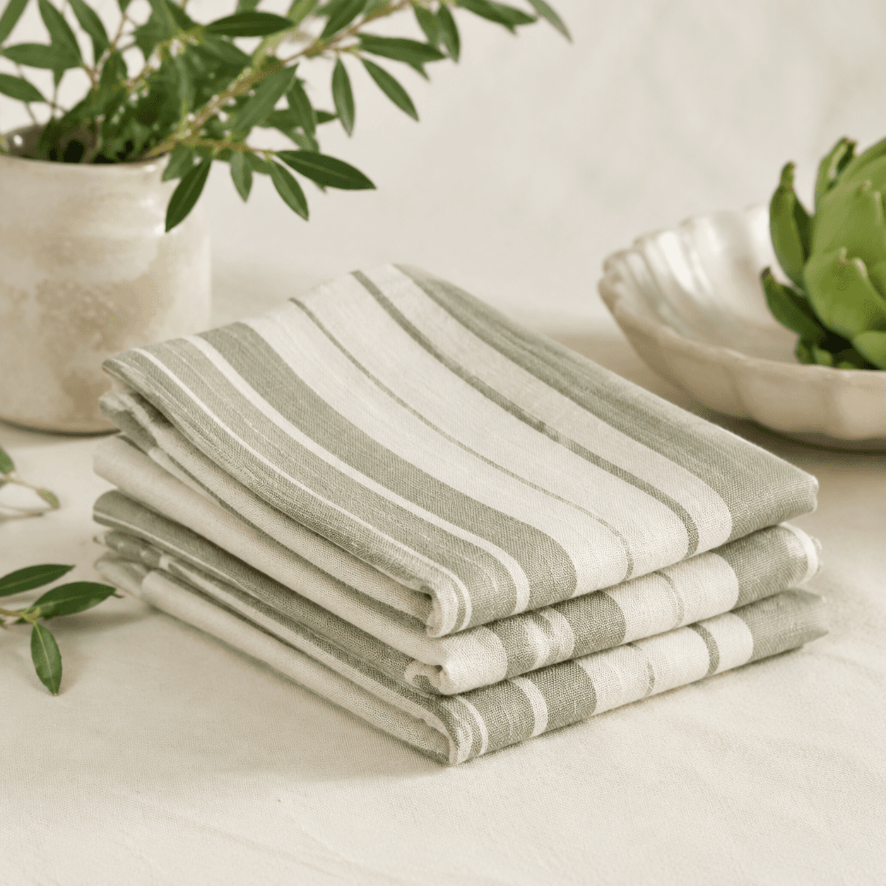 Linen Tea Towel Set